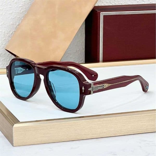 RED CLOUD Green Fashion Handmade Light Luxury Vacation Trendy Unisex Sunglasses Jacq