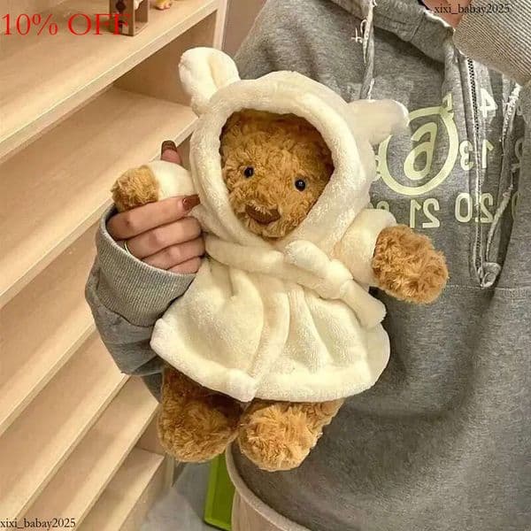 Bears Spot Barcelona Bathrobe Bear Eggplant Strawberry Doll Cute Soothing Companion Childrens Festival Gift pt260517