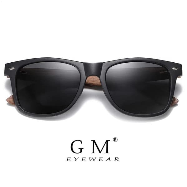GM Environment-Friendly Retro Walnut Wood Sunglasses UV400 Polarized Bamboo Sunglasses Mens Fashion Trendy Anti Blue Lens 7061h 260516