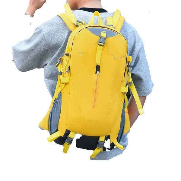 Large-Capacity Hiking Waterproof Trekking Backpack Outdoor Bag, Men's Double-Shoulder Travel Bag