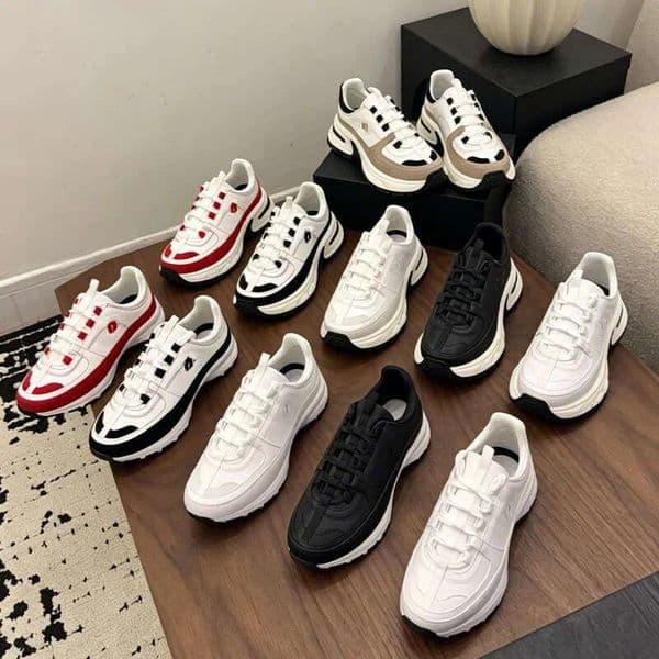 2026 New Women s Running Shoes Breathable Leather Sport Sneakers Comfortable Anti Slip Platform Trainers Lightweight Lace Up Casual Shoes With Gift Box