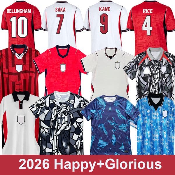 Kane SAKA world cup 2026 jersey BELLINGHAM Rice football kit 26 27 FODEN soccer jerseys Match shirts Anderson full sets for men and kids