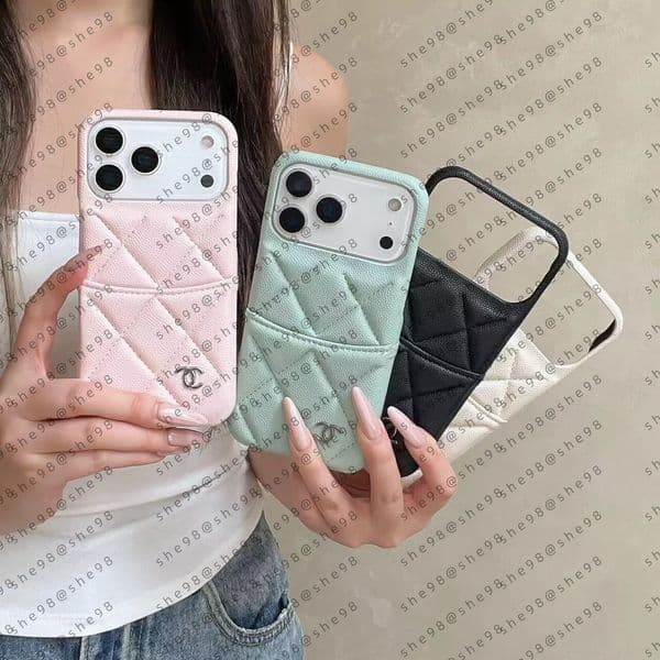 Phone Case With Designer Card Slot iphone cases for iPhone 17 17promax 16 Pro Max 15 14 Pro Max 13 Leather For s26ultra s26 s25ultra s24 s23 Mobile Cover Z260604