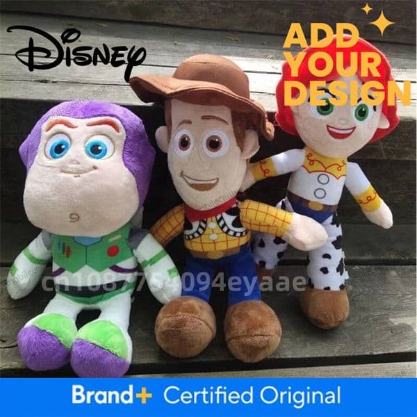 Designer Disney Toy Toy Story Lovely Doll Woody Buzz Lightyear Plushies Pendant Jessie Toy Home Decor Stuffed Anime Window Pendant Gifts Girl Child Luxury