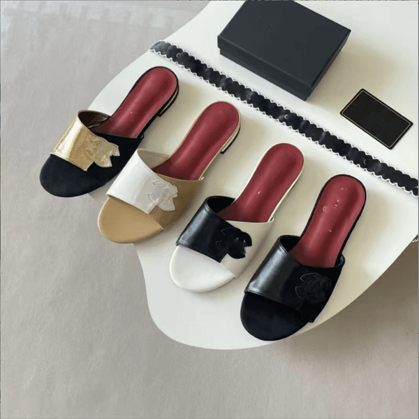 Summer Flat Fashion Slipper High Quality Shoes Paris New Style Women CHAN Slides Top Designer Sandals Comfortable Thick Bottom Slippers Leather L260528