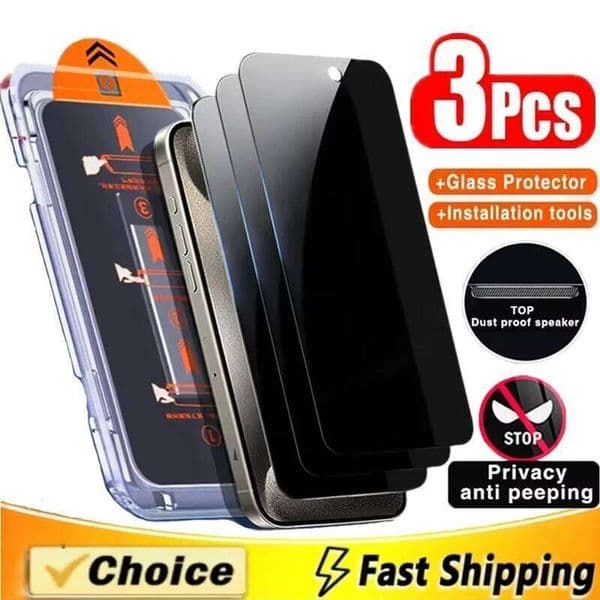 3Pcs Dust Free Installation Privacy Screen Protector For Xiaomi 14 13 12 11 Lite Mi 13T Pro 12T 11T 11i 11X 10T Anti-spy Glass