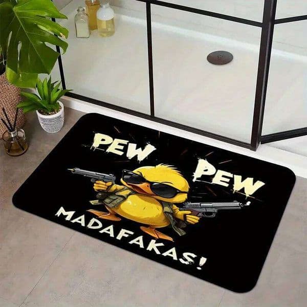 VIKAMA Creative Floor Cartoon Character Print Doormat Soft Living Room Carpet Rug For Bedroom Welcome Mat Home Decor J260518