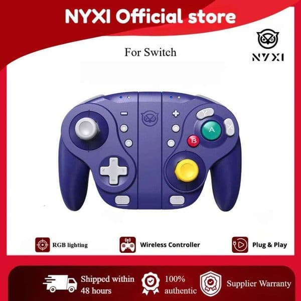 NYXI Wizard Wireless Joy-pad for 2 OLED Switch Lite - Gamepad Joysticks W260518