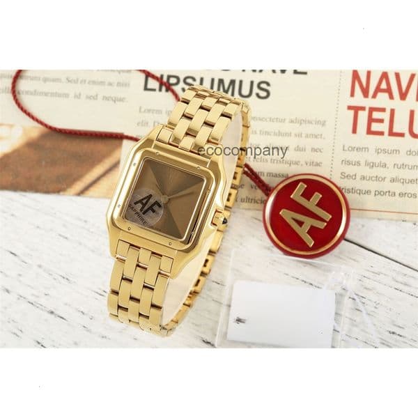 Top quality panthere watch womens watch mens watch super clone watches swiss quartz movement 316L steel strap sapphire glass 19mm 22mm 27mm with box U3W1