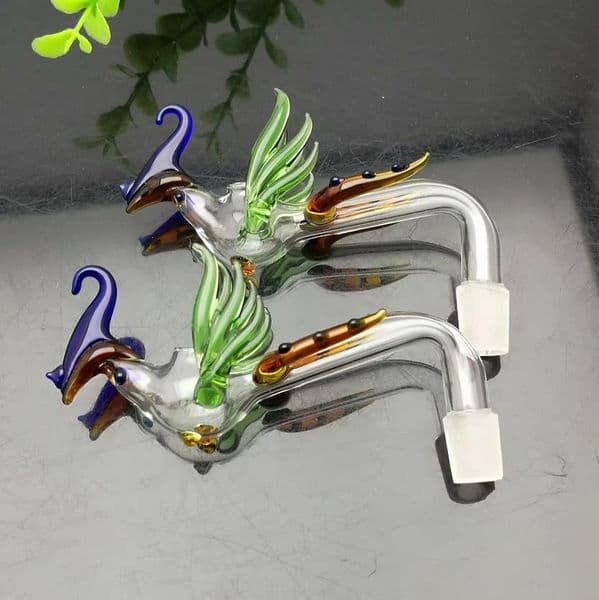 Double bubble pot glass bongs accessories Glass Smoking Pipes colorful mini multi-colors Hand Pipes Best Spoon
