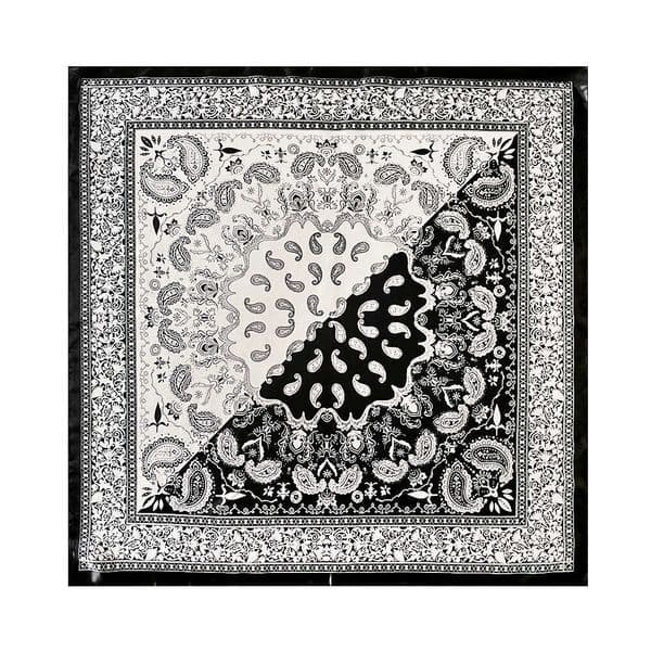 In Stock 90Cm Silk Wholesale Classic Color Block Paisley Print For Women Large Square Scarf Shawl Headscarf