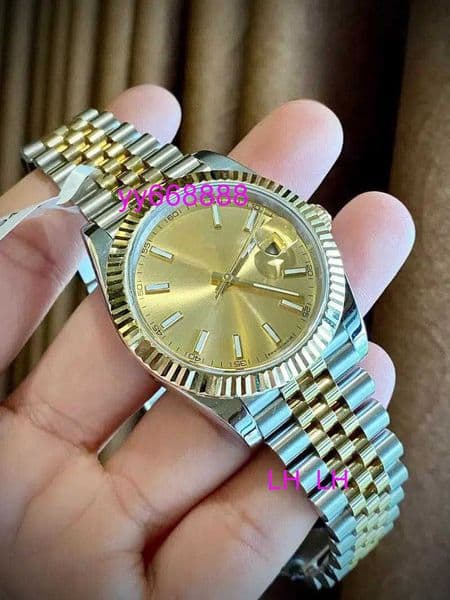 Automatic Watch Best Edition WATCH Date just 41mm 126333-010 Champagne Luminous Gold Dial Wrapped Bracelet 3235 movement Automatic Waterproof Handly26
