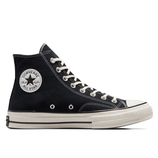 Converse Chuck 70 Classic Retro Black High Top Canvas Sneakers Lightweight Breathable Shoes Durable Non Slip Casual Footwear for Men Women Daily Street Walking