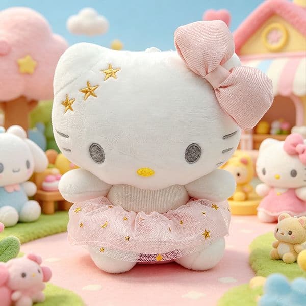2026 New Cute Cartoon Cat Doll Soft Stuffed Animal Toy Lovely Birthday Gift Plush For Kids Girls Toy