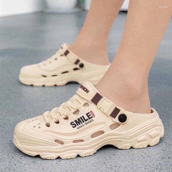 Sandals Arrival Summer Men Women Casual Fashion Large Size Lightweight Comfort Thick Sole Men's Women's Slippers
