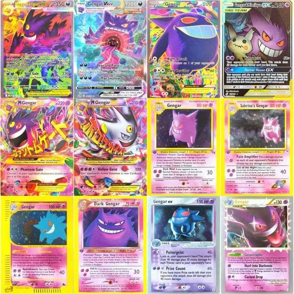 Proxy Card English Gengar GX EX Vmax PTCG Collection Trading Card GameL260518EV7K