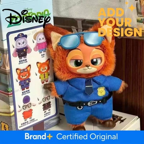 Disney Designer Blind Box Disney Zootopia 2, Nick Judy Vinyl Doll, Cute Fashion Surprise Toy Backpack, Surprise Birthday Gift Pendant For Kids. Luxury