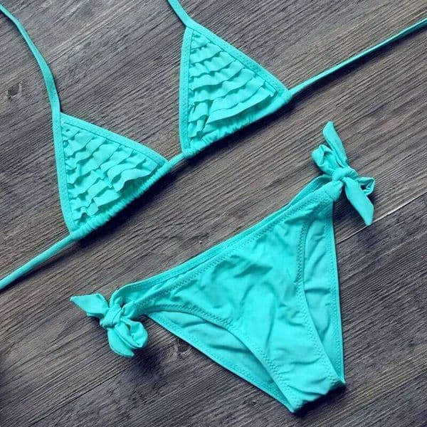 Girl Swimsuit 2 Pieces Suits For Swimming Falbala Children Swimwear Girls Bikinis Set Kids Biquini Infantil Bathing Suit 26Y0518