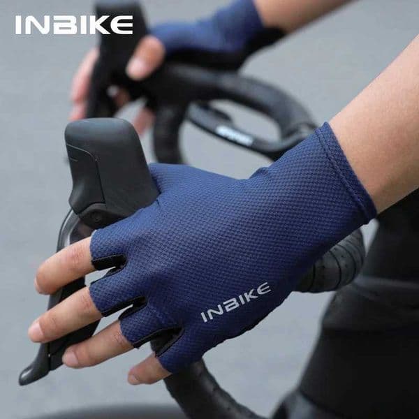 INBIKE Cycling Gloves Half Finger Summer Men Women MTB Gloves Shock-absorption Mountain Bike Sports Gloves Cycling Accessories H260518