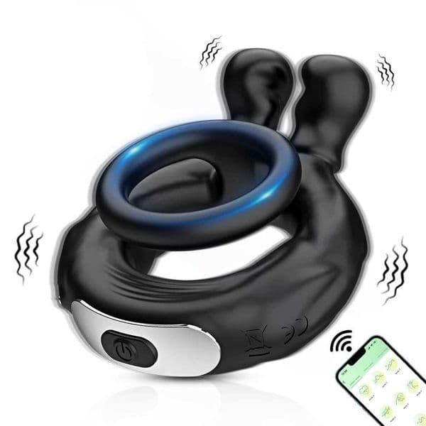 Powerful Vibrator Cock Ring for Men Delay Ejaculation Penis Ring Sex Toys Lock Penisring Cockring Adult Male Sex Supplies 18 L260518