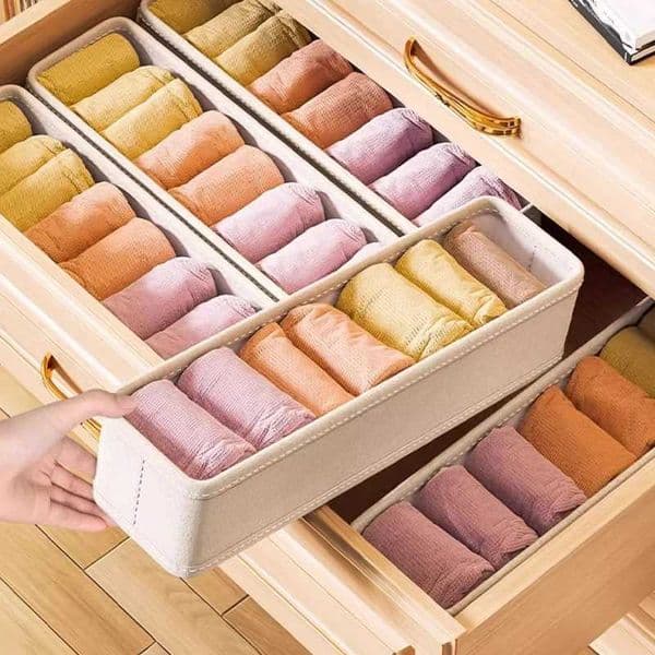 1/2/3pcs Drawer Wardrobe Storage Organizers Cabinet Drawer Clothes Storage Box for T-Shirts Jeans Underwear Pants Organizer Box C260518
