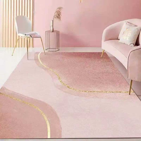 Pink Girl Modern Carpet for Living Room Home Decoration Children Carpets for Rooms Large Area Rug Cute Door Mat Non Slip Carpet L260516