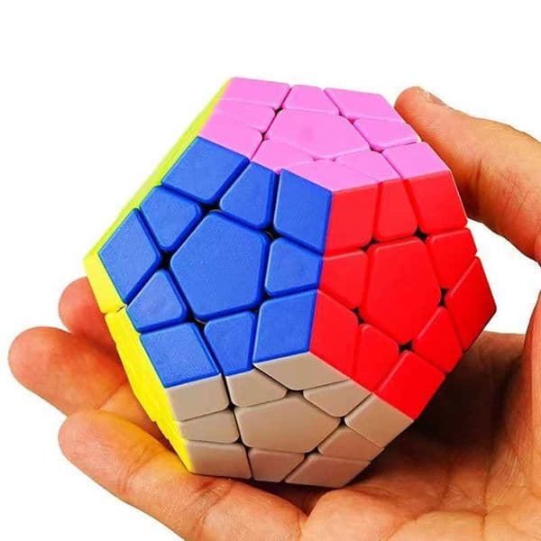 Megaminx Dodecahedron Cube 3x3 Stickerless Speedcube Brain Teaser Educational Toys For Teens Boys Girls L26051879KO