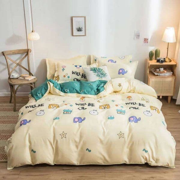 Lovely Cartoon Pattern King Size Duvet 220x240 Soft Skin Friendly Double Bed Quilt Cover Blanket Comforter Covers 150x200 26L0518