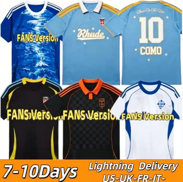Como Soccer Jerseys 26 27 NICO PAZ DOUVIKAS BATURINA RODRIGUEZ RAMON RAMON OBERTO 2026 Fans Home Away Fourth Football shirt Men Kids Kit S-4XL