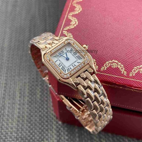 Top quality panthere watch womens watch mens watch super clone watches swiss quartz movement 316L steel strap sapphire glass 19mm 22mm 27mm with box 1BTW
