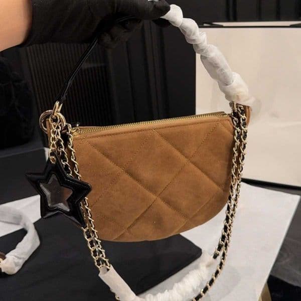 Suede crescent underarm bag handbag designer new model shoulder bag crossbody bag womens bag Z361