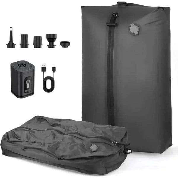 17L Vacuum with Air Pump Reusable Travel Clothing Storage Compression Luggage Bag 26W0518