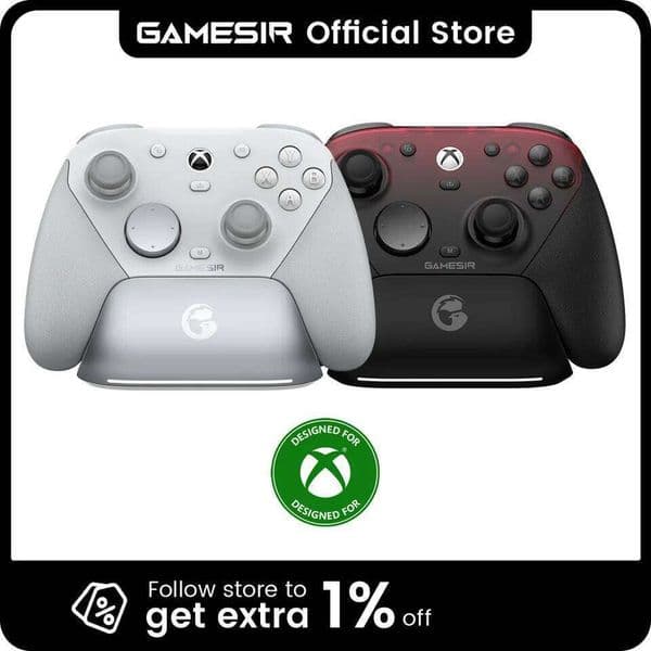 GameSir G7 Pro Xbox Series X|S Controller - TMR Sticks, Hall Effect Triggers, 1000Hz Polling, 6-Axis Gyro, Charging Station W260518