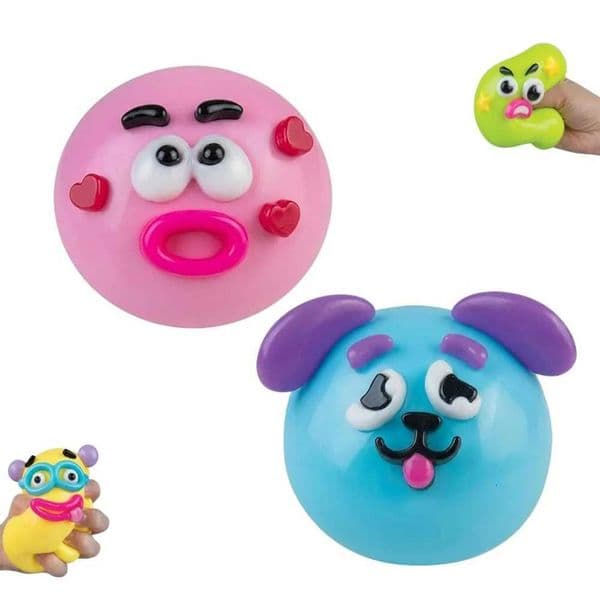 New Ultra Soft Dog Face Swap Squishy Slow Rebound Stress Relief Pinch Le Toy Cute Face Design Slow Rising Squishy Relaxing Gift M260518