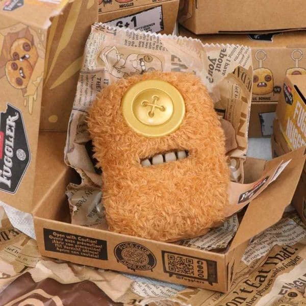 Original Fuggler Keychain Blind Box Plush Toys 12CM Fugg UNGGETS Pendants Stuffed Animel Mystery Boxs Collectible Dolls Gifts L260518PDO2