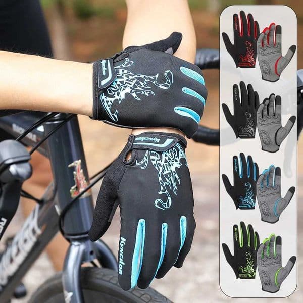 Winter Mens Gloves Warm Touchscreen Full Finger Cycling Gloves Waterproof Winterproo Sport Bike Skiing Motorcycle Riding Mitten H260518