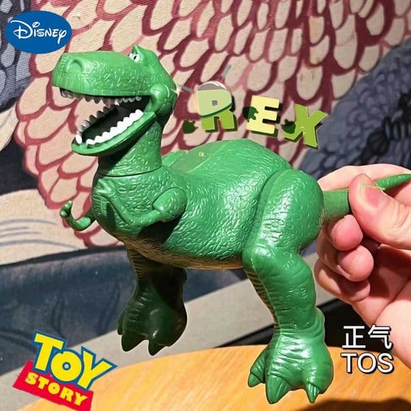 14cm Disney Toy Story 4 REX Dinosaur Woody Buzz Action Figures Anime Decoration Collection Children Gifts L2605183HOU