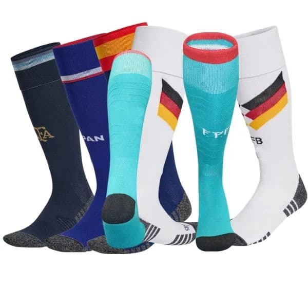 2026 2027 Sports Socks England france Argentina Netherlands Scotland Brazil Germany mexico Portugal Japan national soccer adult Kids Socks Knee Thick football