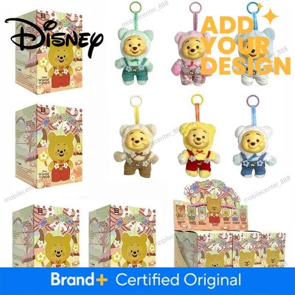 2026 New Winnie The Pooh Candy Series Blind Box,Cute Vinyl Face Pendant Pupu Bear Doll Fashion Trend Toy Christmas Gifts Def7a