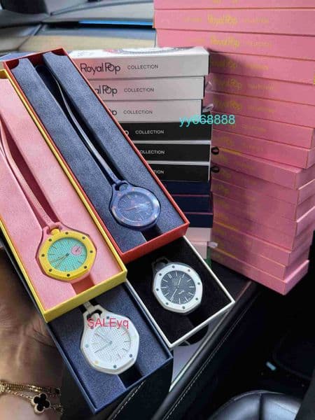 Luxury Watch Designer RoyalPop Style Pocket Watch Checkered Dial Double Face Automatic Mechanical Watch With Lanyard Yqtgood XMX4