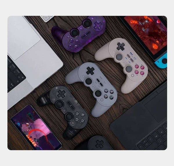 Bluetooth Gamepad Pro 2 Game Controller with Hall Effect Joystick for Switch 2,1, PC, macOS, Android, Steam Deck & Raspberry Pi W260518