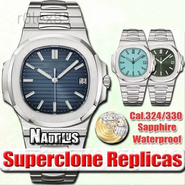 Super Luxury Mens Watch Designer Watches High Quality 40MM Cal324 5711 Automatic Mechanical Movement Watches 904L Stainless Steel Luminous Sapphire Waterproof