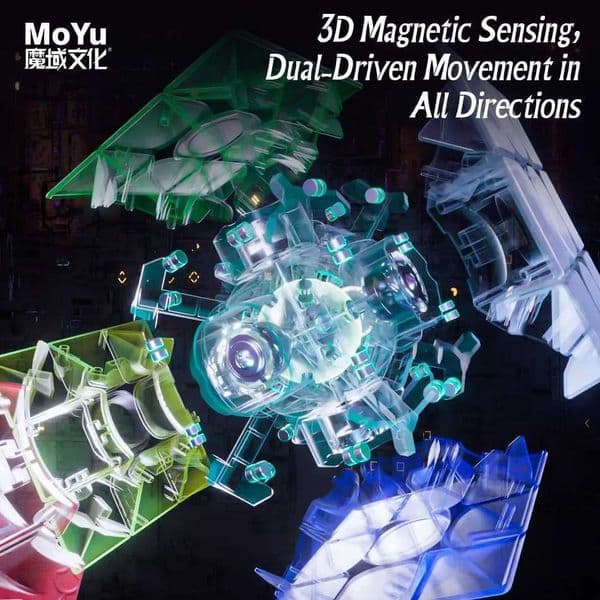 MoYu WeiLong WRM V9 3X3 Magnetic Magic Speed Cube Stickerless Professional Fidget Toys Weilong V9 Cubo Magico Puzzle L2605181LN2