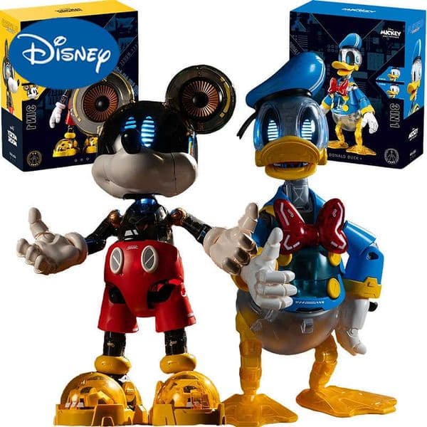 NEW Sluban Pleyerid Mickey Donald Duck Anime Action Figure Model Statue Assembly Toys Desktop Ornament Birthday Gifts L2605183RK7