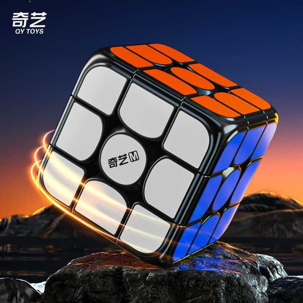 Qiyi M PRO 3x3 Magnetic Artistic Cube Competition Speed Cube Beginners Puzzle Cube for ChildrenL260518