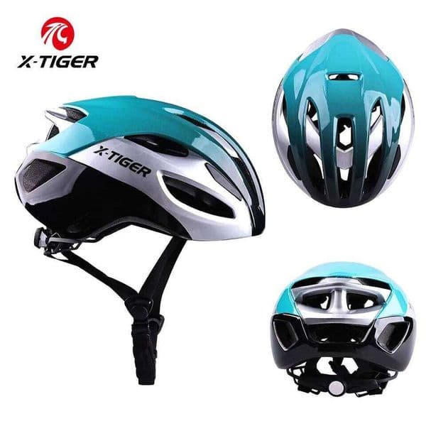 X-TIGER Bicycle Helmet Man Women Breathable Ultra-light One-piece Molding Shockproof Adjustable MTB Road Cycling Helmets 26Y0518