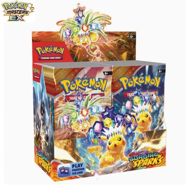 Pokemon blind box Vmax cards Pokemon Scarlet and Violet Surging Sparks card pack EX L2605184IWM