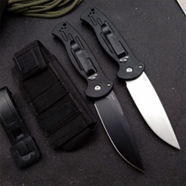 Aluminum Handle Camping 9051 Folding Knife 154CM Steel Outdoor Safety Pocket Knives EDC Tool