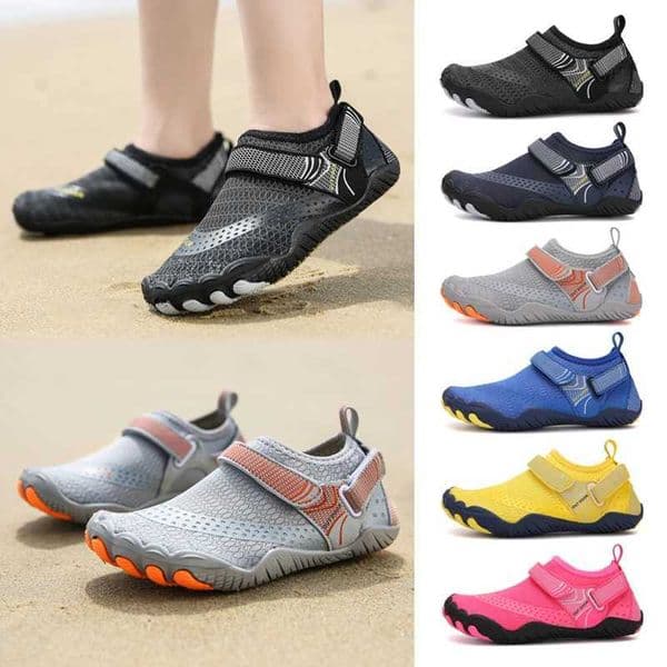 New Kids Beach Aqua Shoes Boys Girls Barefoot Water Shoes Outdoor Children Quick-Dry Drainage Swim Sandals Surf Wading Sneakers Z260518