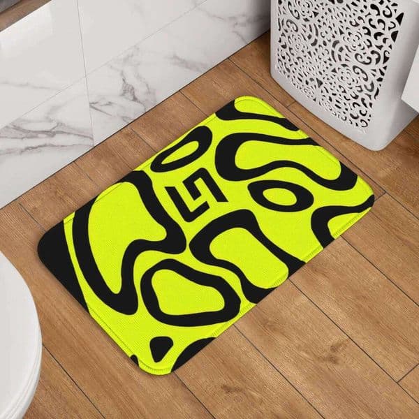 Racing Style Abstract Pattern Doormat Non-Slip Floor Mat for Bathroom Kitchen Living Room Home Decor Rug J260518